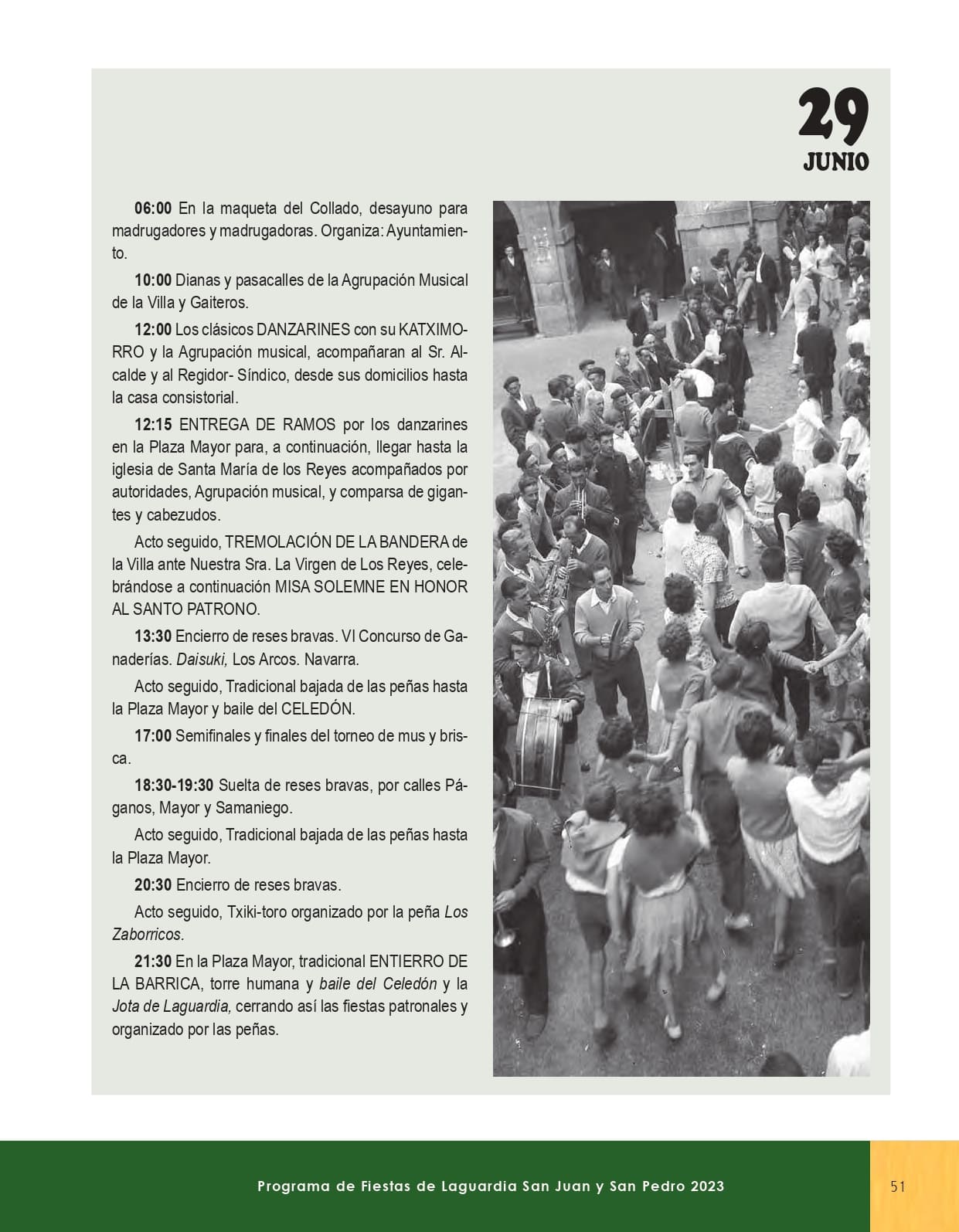 Programa de fiestas portada